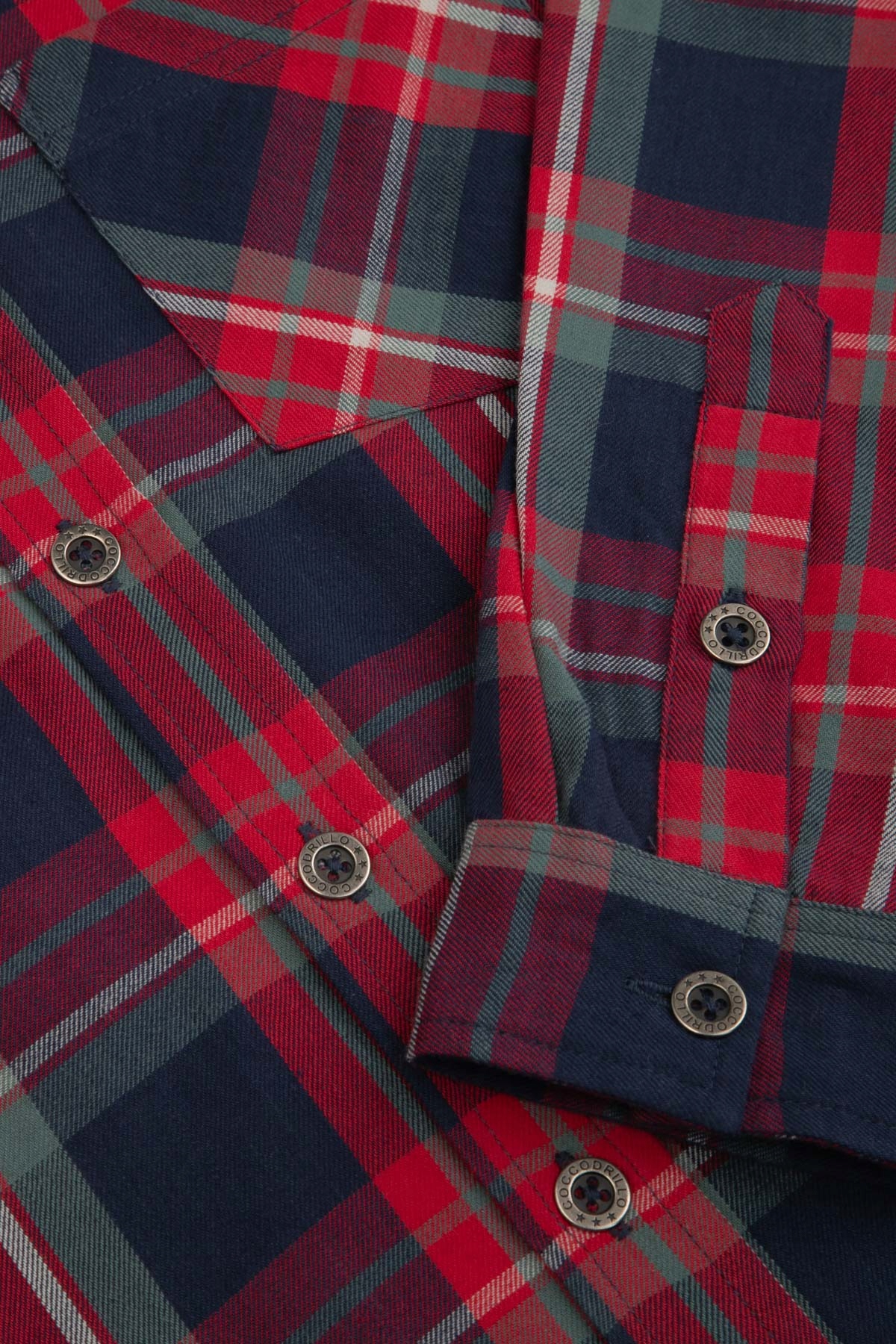 Koszula chłopięca wielokolorowa 122 Coccodrillo Rękaw długi rękaw