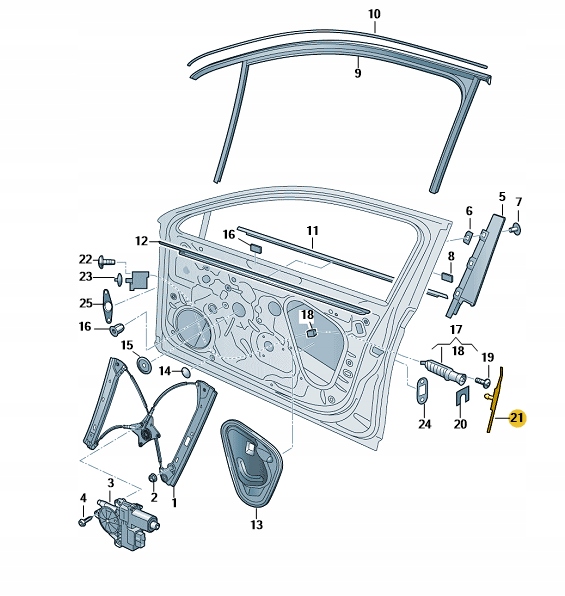 NOWA ORYGINALNA LISTWA ZABEZPIECZAJĄCA 565831175 Producent części Skoda OE