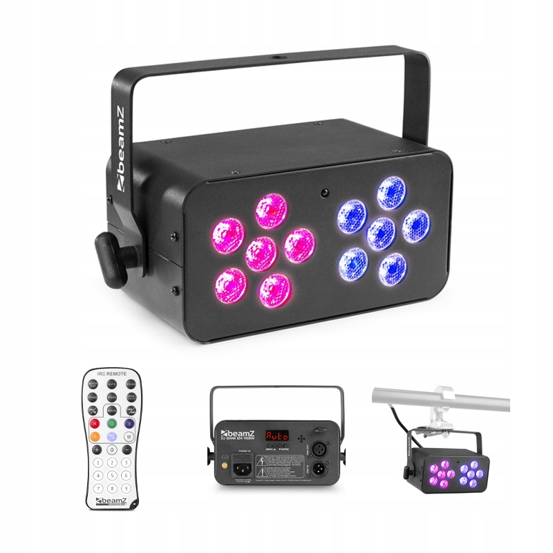 Efekt świetlny DJ Bank LED RGBW DMX IEC pilot
