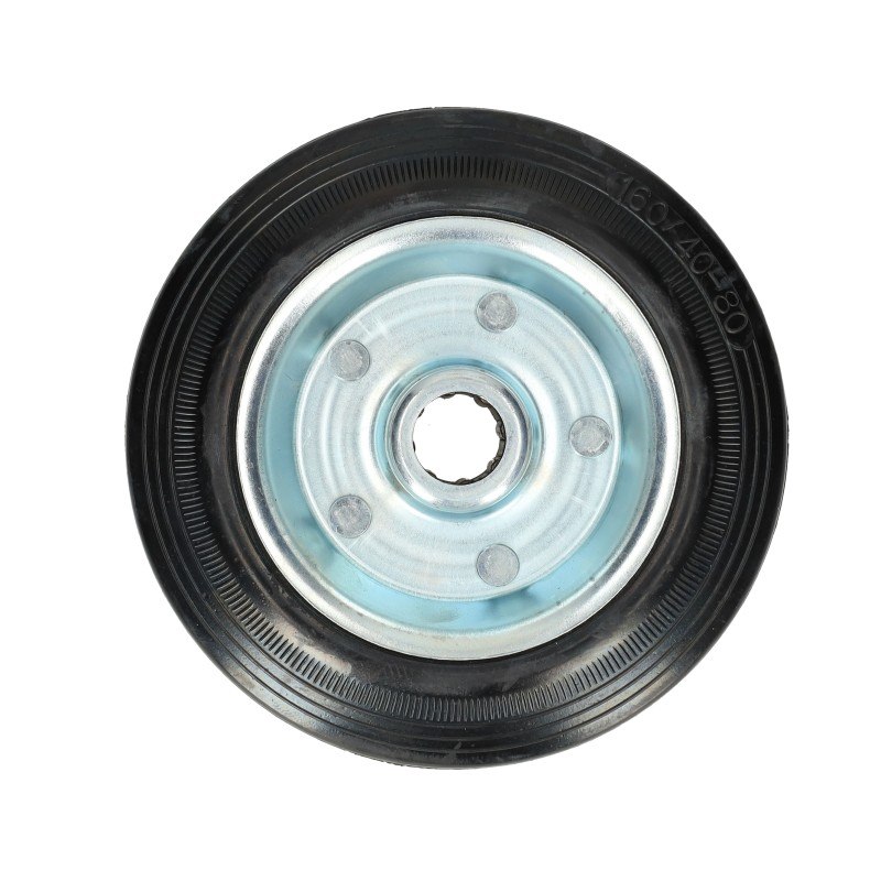 KOŁO 16X4CM BEZ PODSTAWY / ŁOŻYSKO OŚ 20MM DO WÓZKA PLATFORMY ZAPASOWE