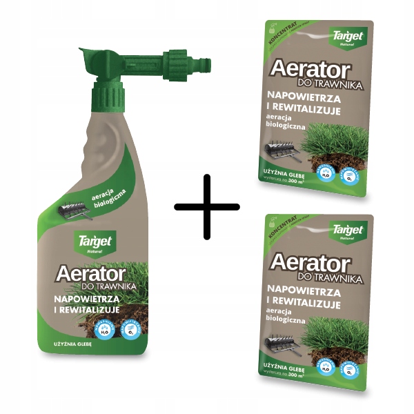 

Aerator w Płynie 600ml+2szt Koncentrat 30ml Target