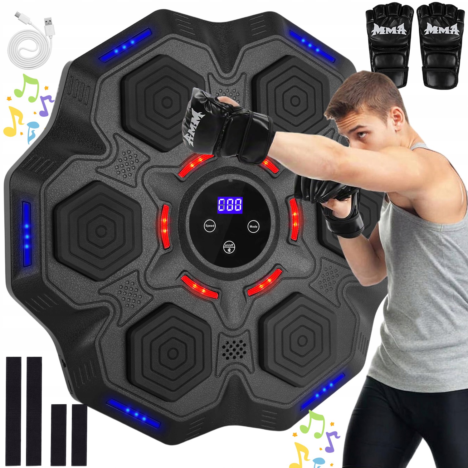 Boxovací Trenažér, Hudební Deska, Bluetooth Tréninkový Boxovací Stroj