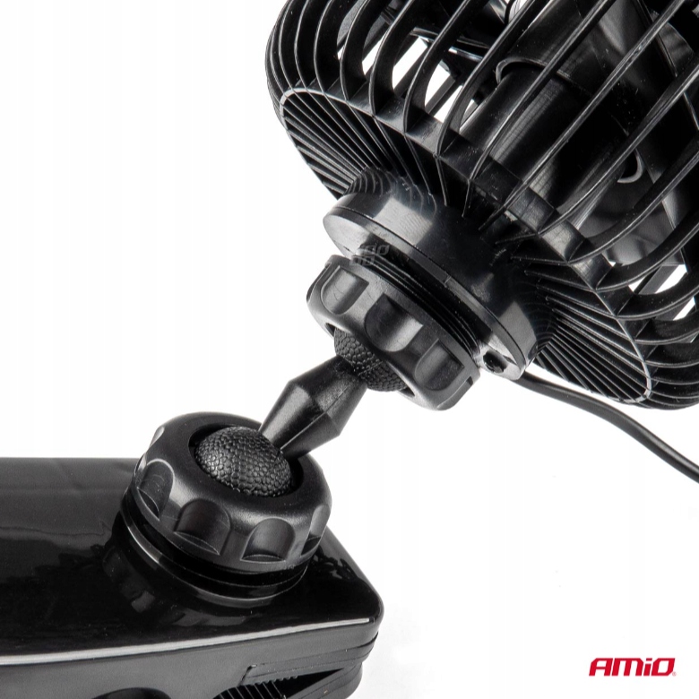 AMiO WIATRAK SAMOCHODOWY WENTYLATOR NA KLIPS 12V Producent Amio