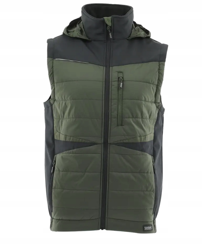 Kamizelka Hybrydowa Ocieplana Comfort Plus Sara oliwka r. L