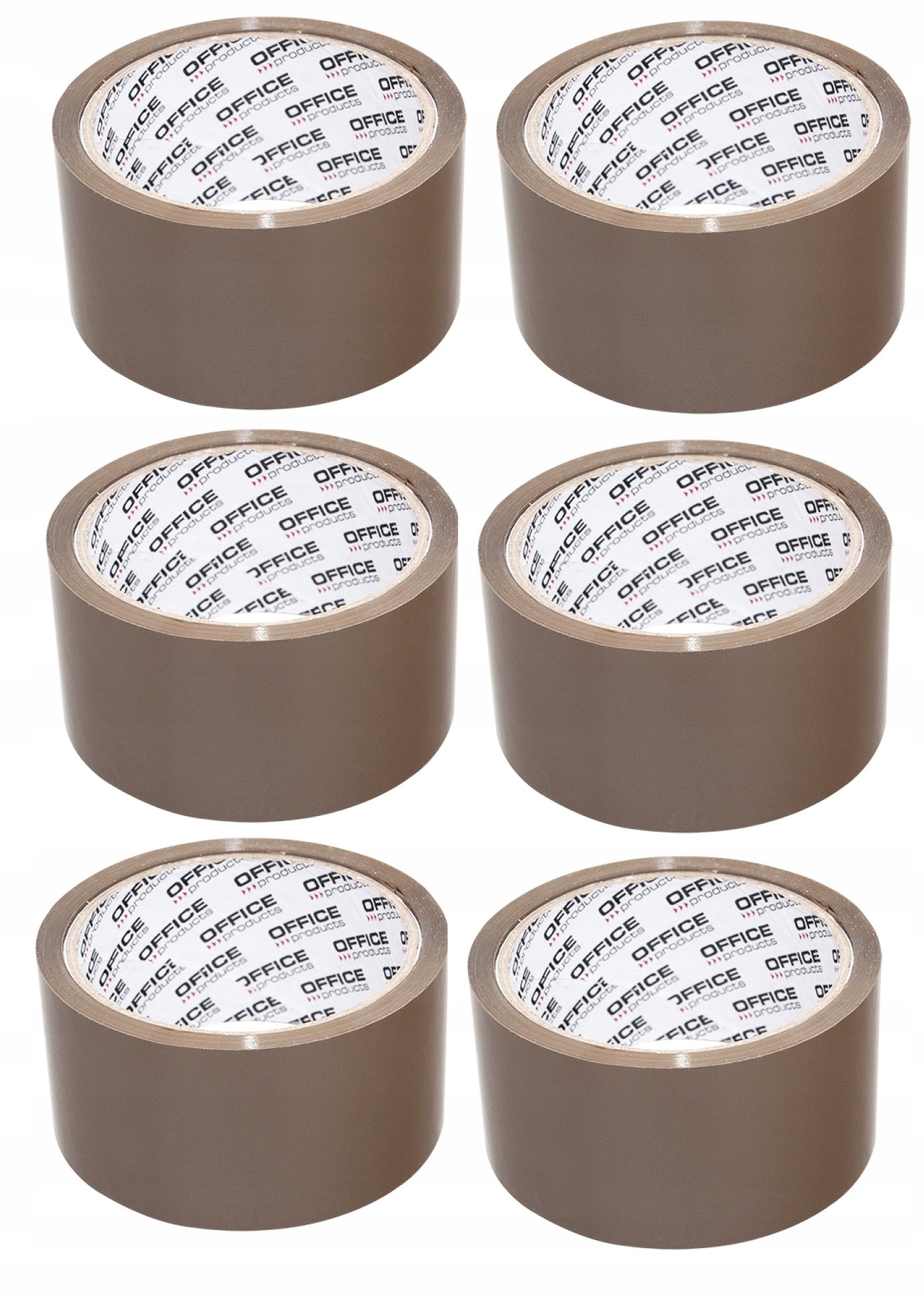 

Taśma pakowa 48mm 50y brązOFFICE Products 6sztuk