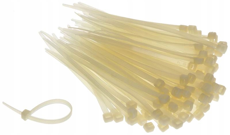 

Opaska Zaciskówa Plastikowa 190mm X 2.5mm 100szt
