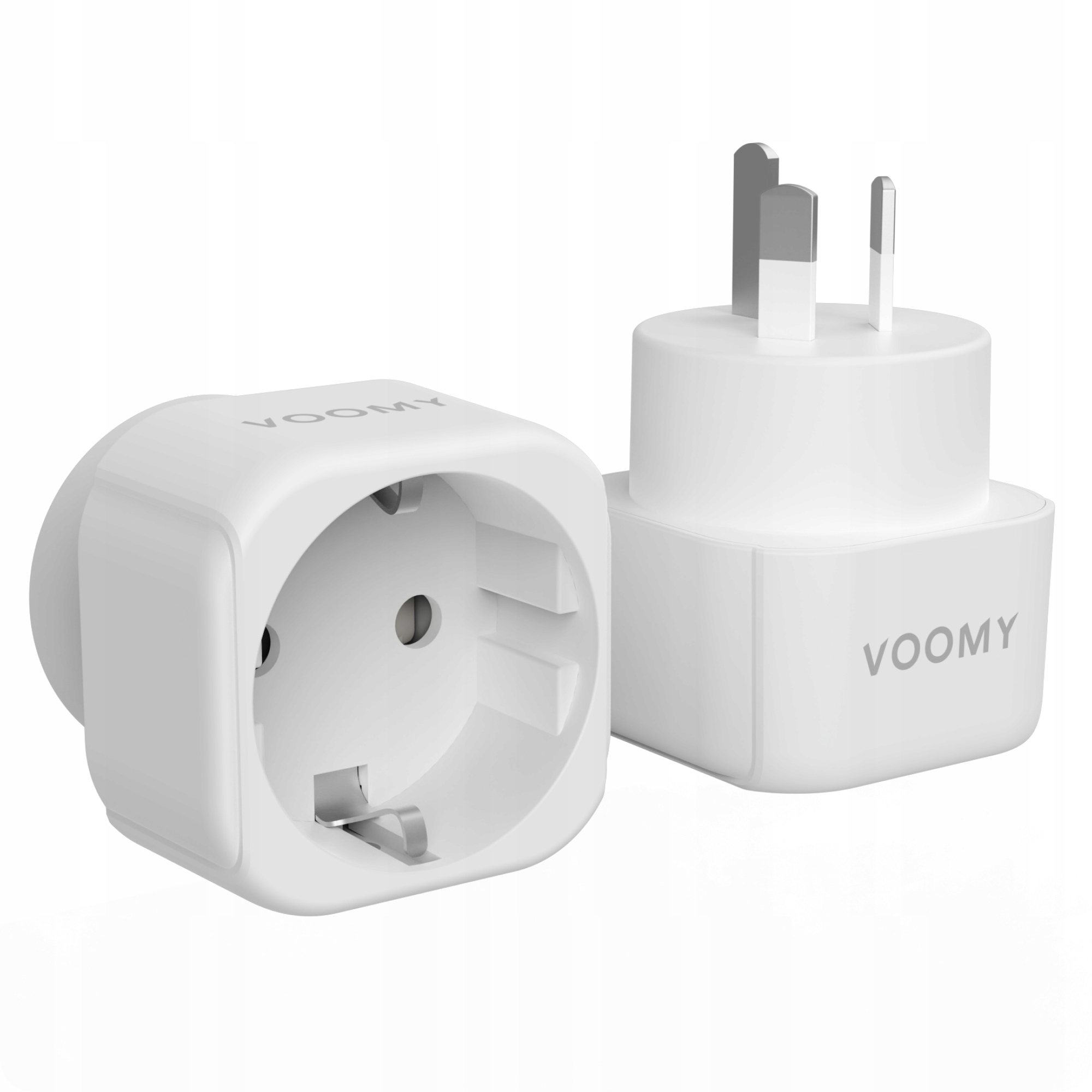 Voomy Travel Y507 Adapter Podróżny Typ I 2 Sztuki Australia Chiny Biały