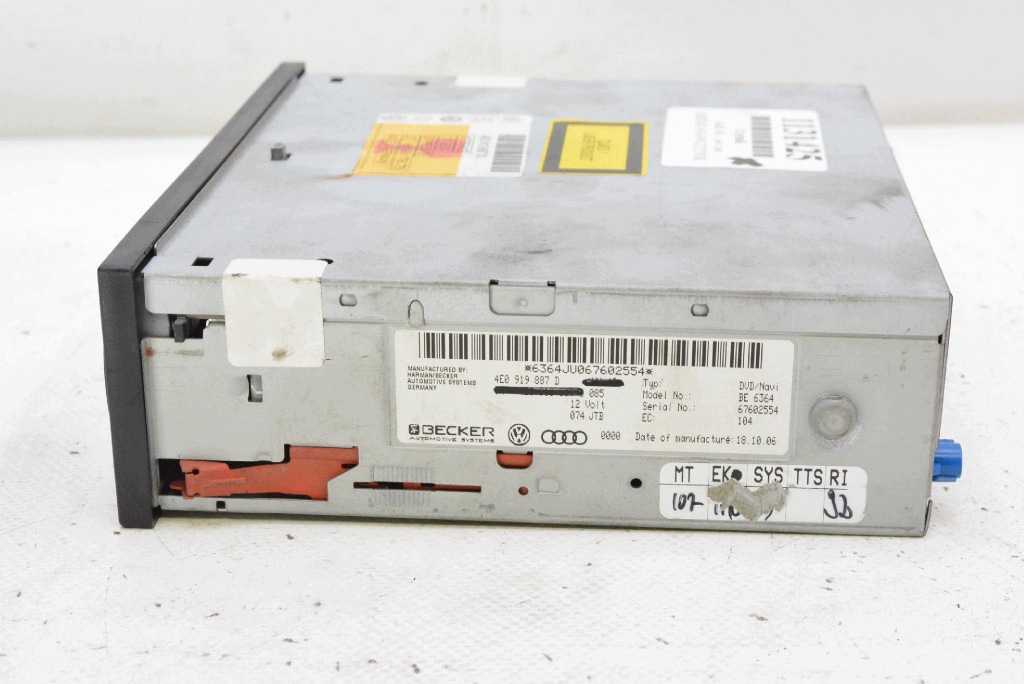 player navigation devices 4E0910887T AUDI A6 C6 04-08