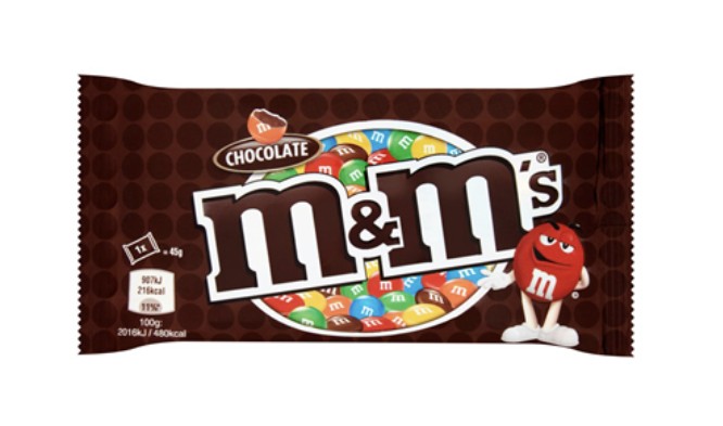 Levně M&m's Dražé Čokoládové 24x45g