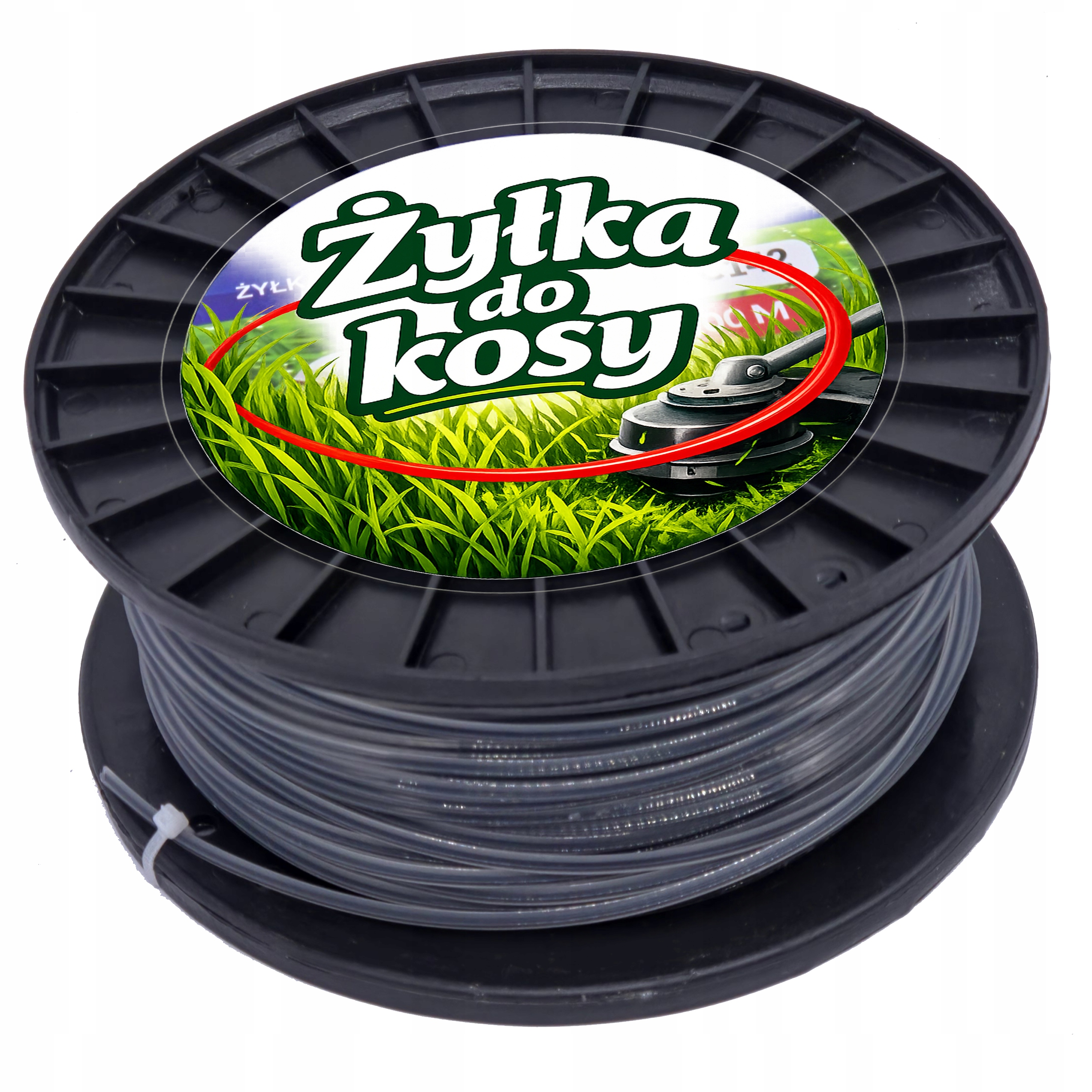 ŻYŁKA DO KOSY WZMACNIANA Z DRUTEM 2,7MM 100M ZBROJONA TYP KWADRAT