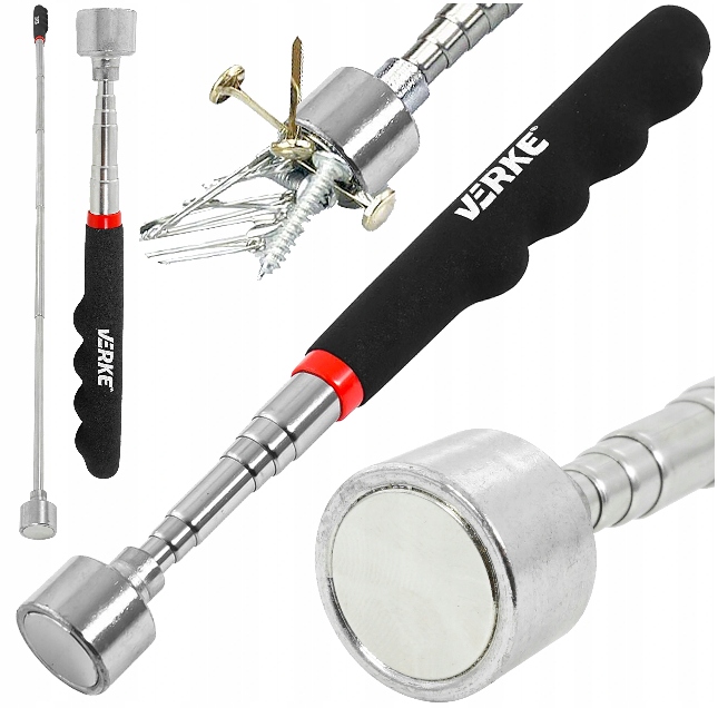 Chwytak Magnetyczny Magnes Teleskopowy Warsztatowy Z Magnesem Łapka Do Śrub