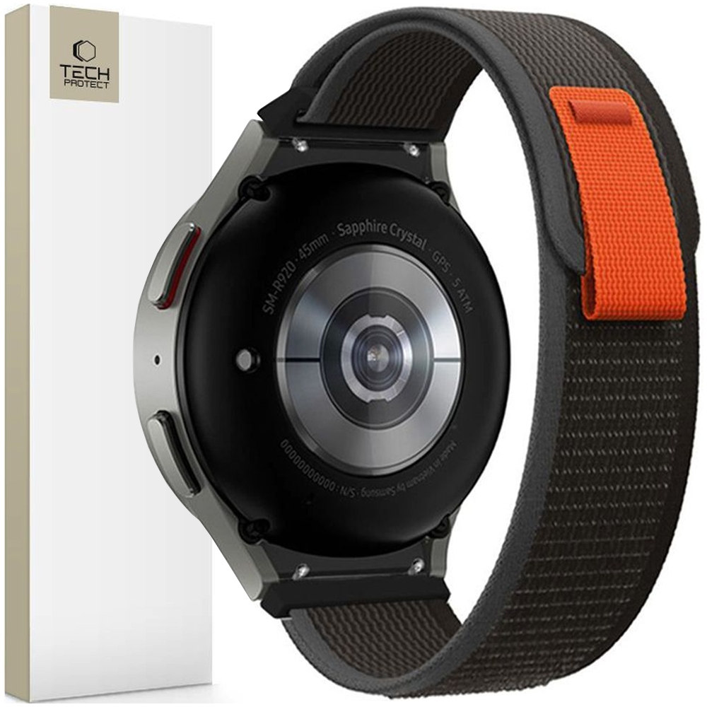 Tech-protect Pasek Zegarka Samsung Galaxy Watch 4 5 6 7 Fe Bezpieczny Nylon
