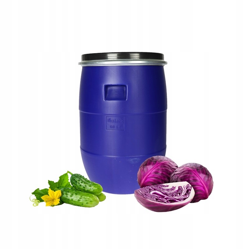 Beczka 60l do kiszenia kapusty na deszczówka woda EAN (GTIN) 5903771844598