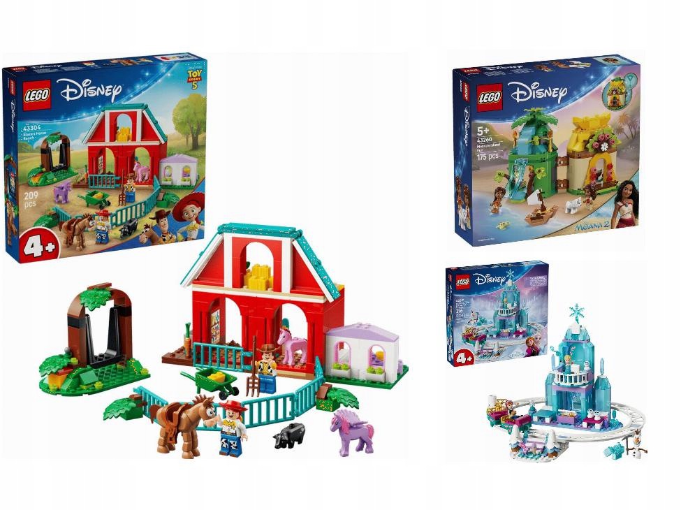 Klocki Lego Disney Pixar 43304 Dziki Zachód Dwa Zestawy!