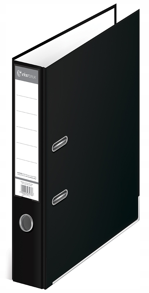 Segregator A4 75mm z dźwignią czarny