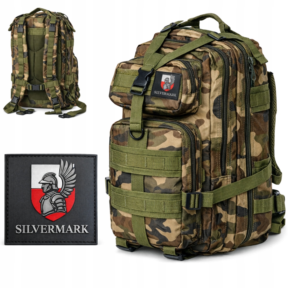 Plecak militarny taktyczny wojskowy turystyczny moro 35L survival Husarz