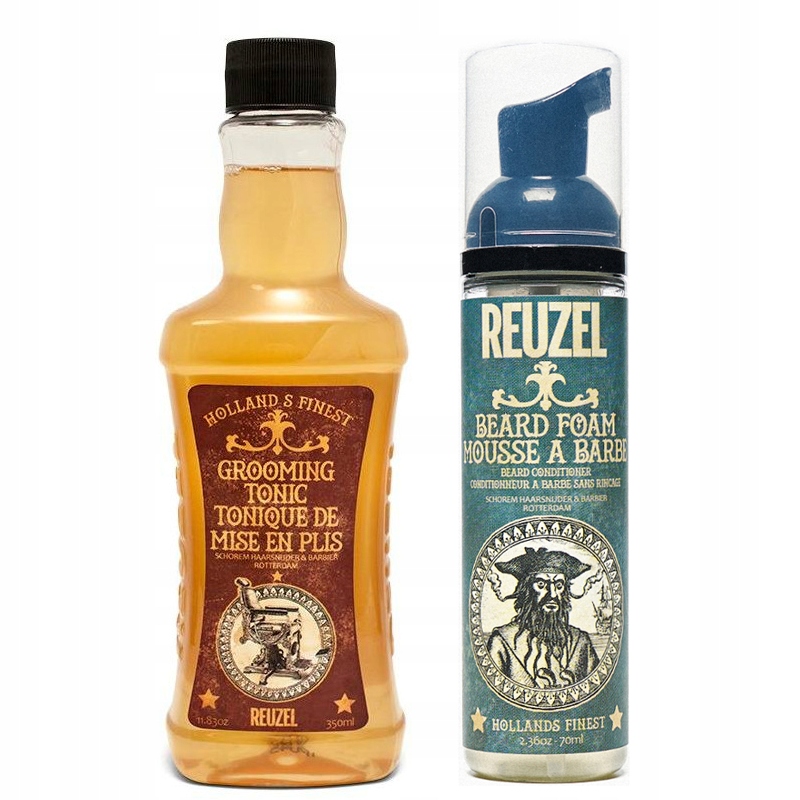 Reuzel Grooming tonikum pro úpravu vlasů 350 ml pěna na vousy 70 ml