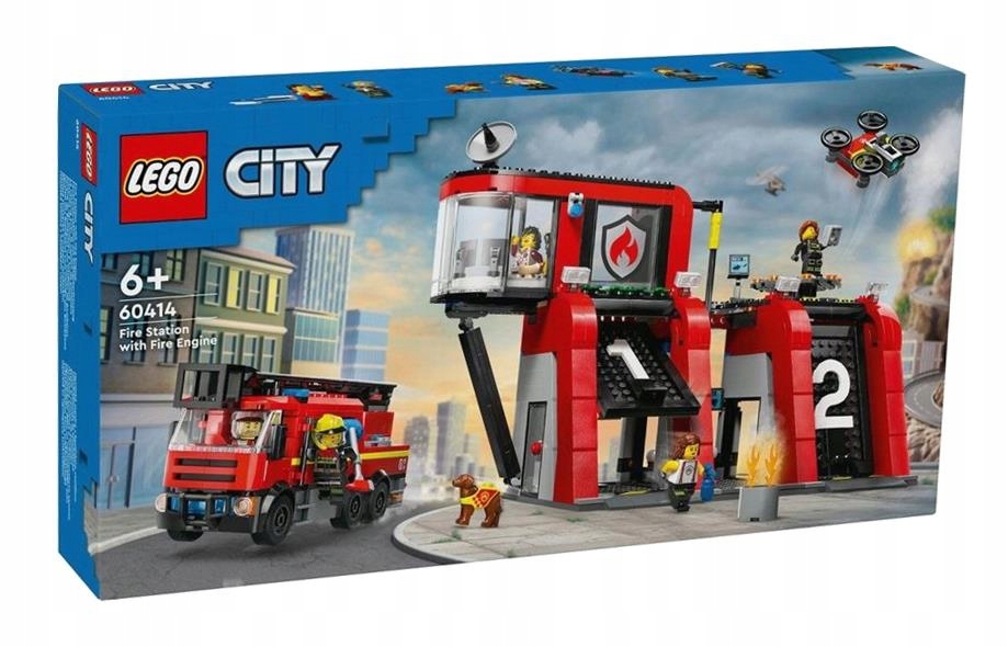 Lego (r) City 60414 Hasičská Stanice S Vozem