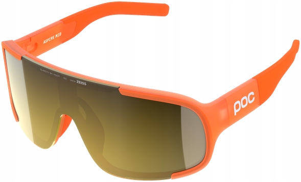 Cyklistické brýle Poc Aspire MID Fluo Orange Clarity Road Pt Sunny Gold S2