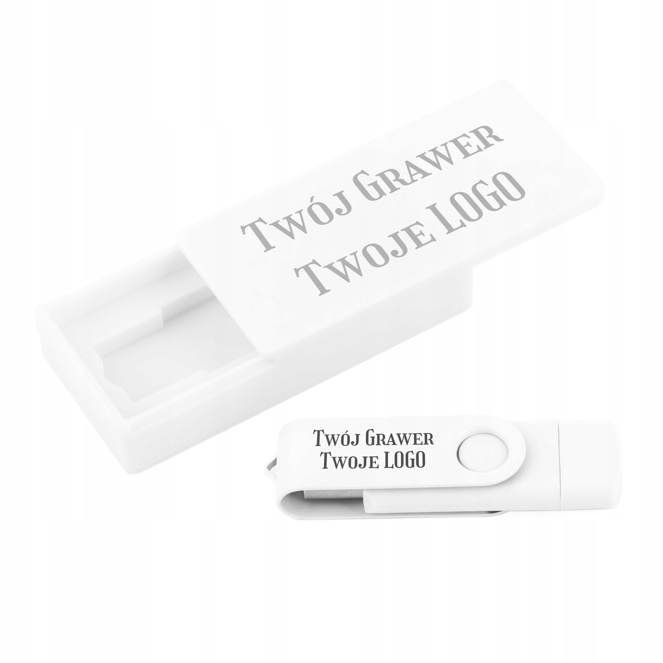 Pendrive Twister Krabička 256 Gb 3.0 Usb-c gravírování loga křest svaté přijímání svatba