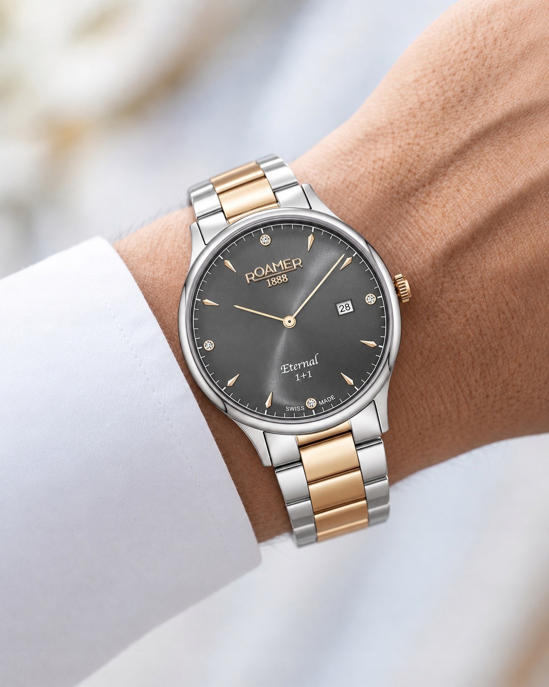 Unisex Hodinky Roamer Eternal Gents 863833-49-55-50 40mm 5ATM