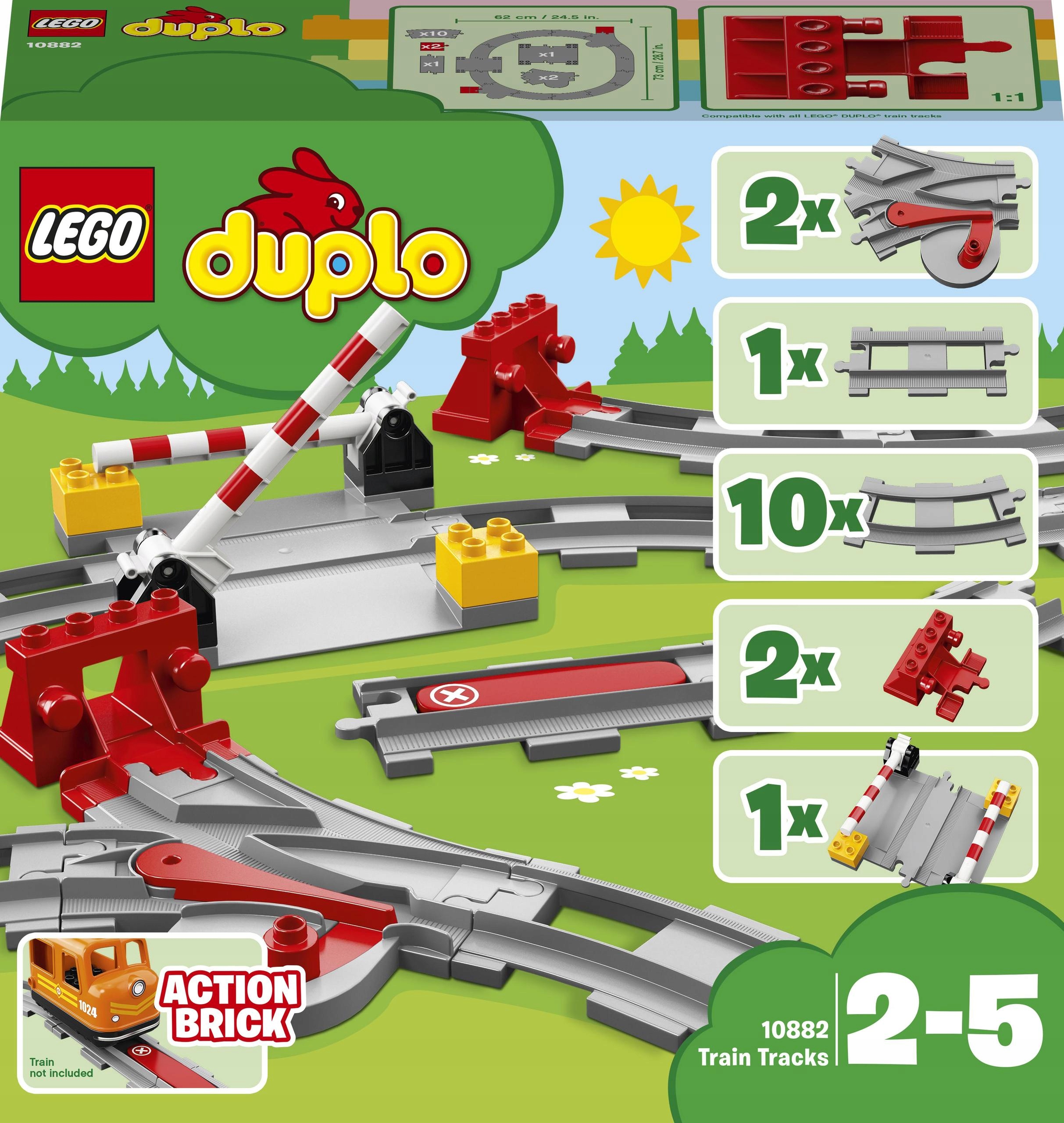 

Lego Duplo Tory kolejowe 10882