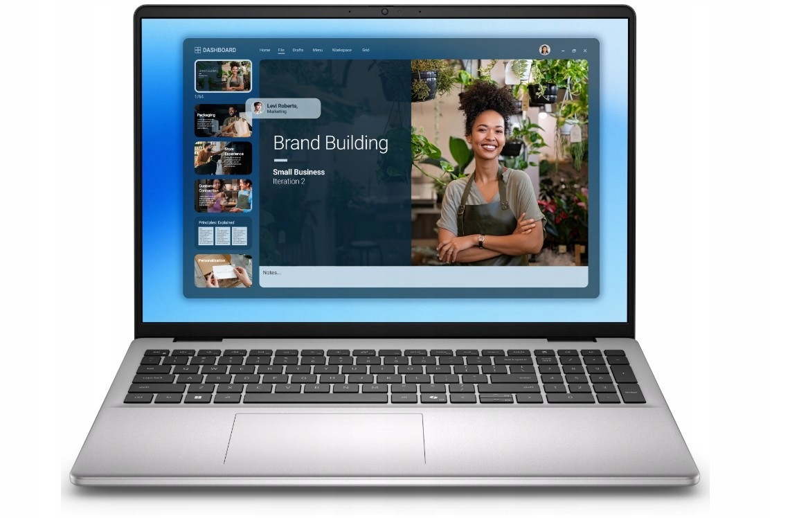 Laptop Dell 16 DC16251 W11P C7-150U/16GB/512GB/16.0 FHD+/Int/FgrPr/WLAN