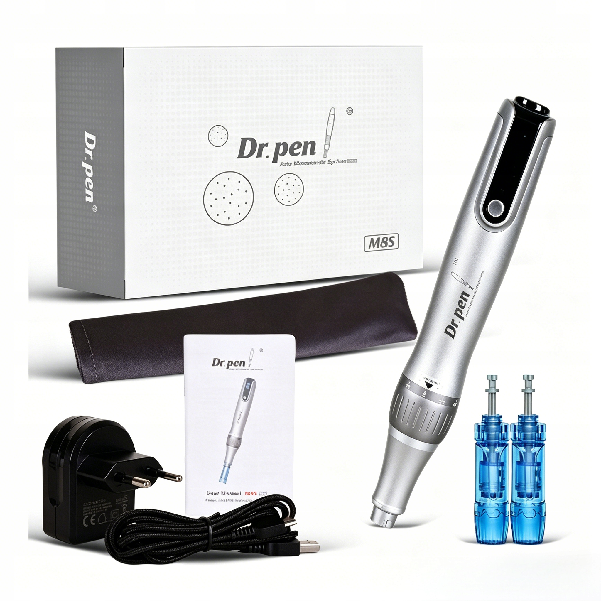 Šedý Bezdrátový Dr.pen Dermapen M8S