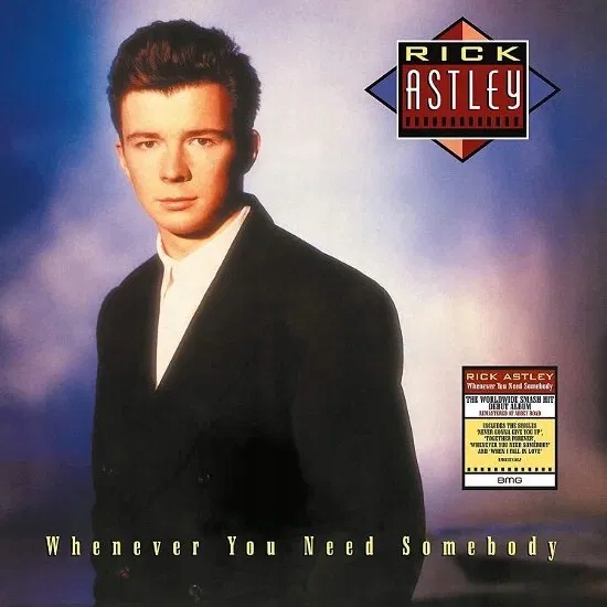 Astley Rick: Whenever You Need Somebody Vinyl(LP)