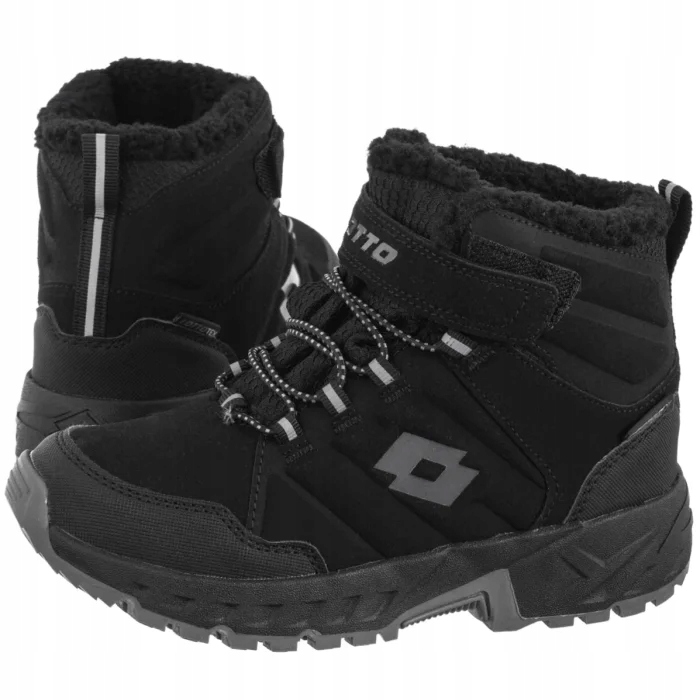 Buty Trekkingowe dla Dzieci Lotto Ketcham Tex K 2601421K Black Czarne