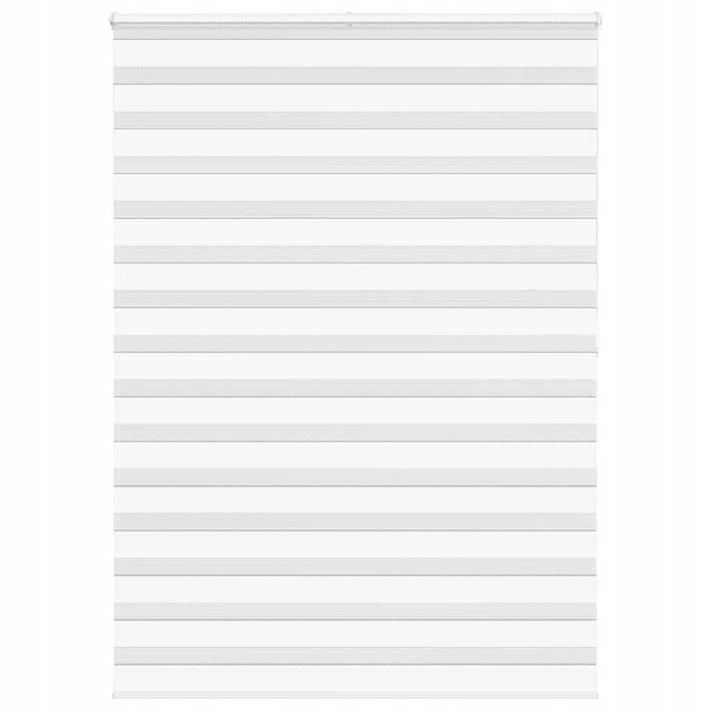 Zebra roleta bílá 160x200 cm šířka látky 155,9 cm polyester Bílá 4014793