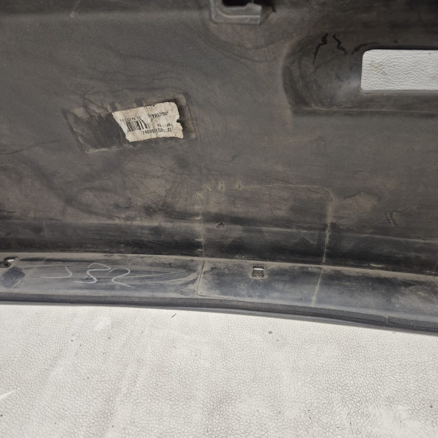 HONDA CR-V IV 4 12-18 cap moulding cap bonnet rear part