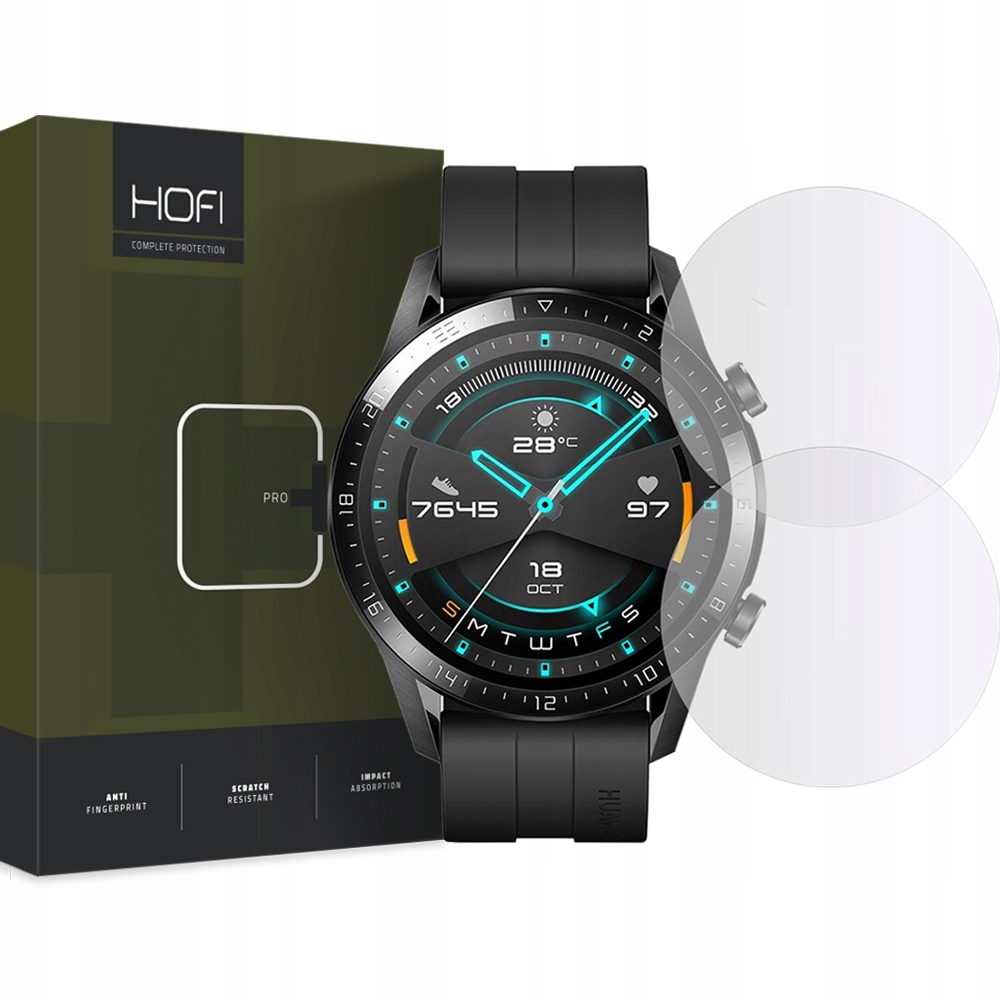 

Hofi Szkło 9H Do Huawei Watch GT-2 46MM 2-PAK