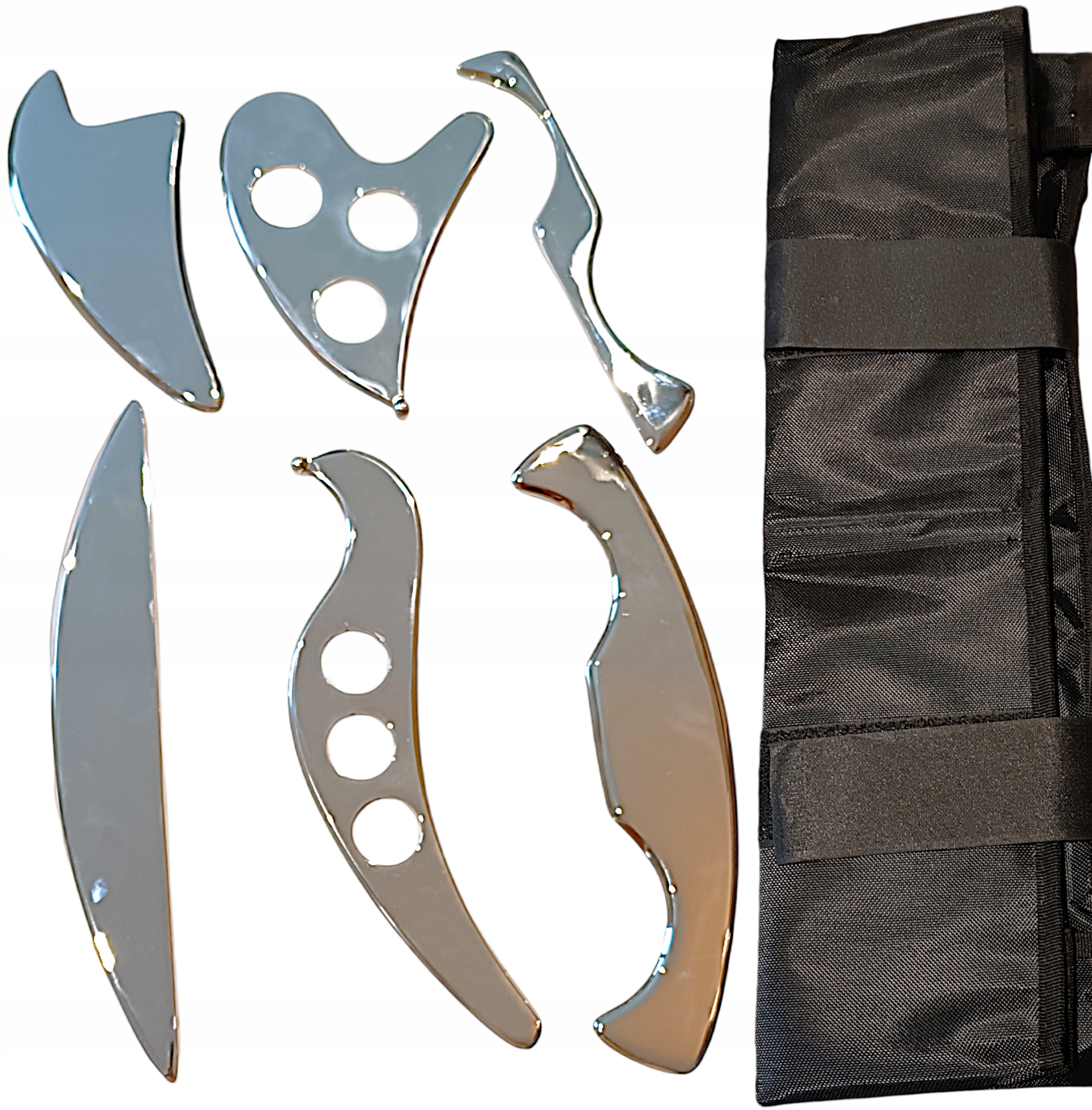 Iastm Gua Sha ze stali nierdzewnej Zestaw do terapii tkanek miękkich