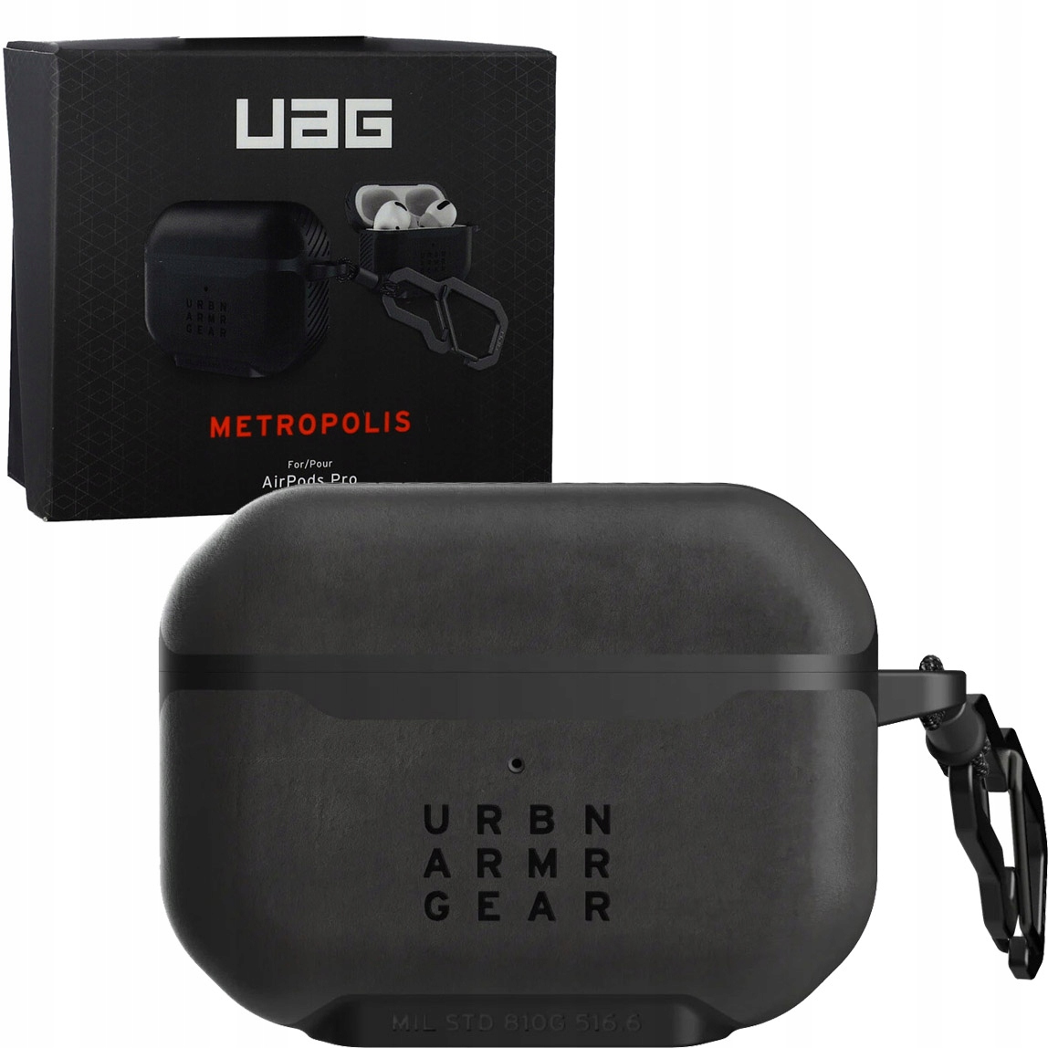 

Etui pancerne do AirPods Pro, Uag, Metropolis Lthr