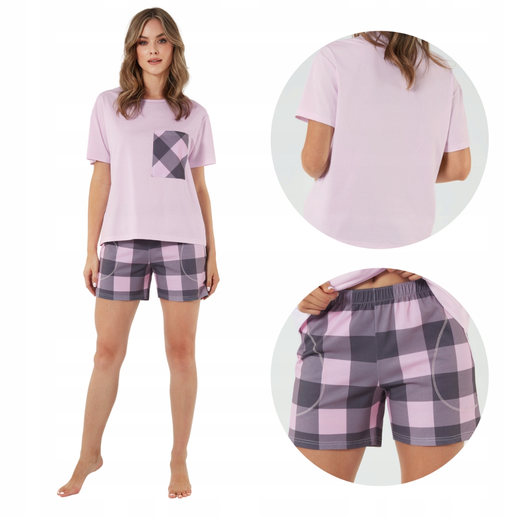 Dámské bavlněné dvoudílné pyžamo velikost XXL Kayo Italian Fashion