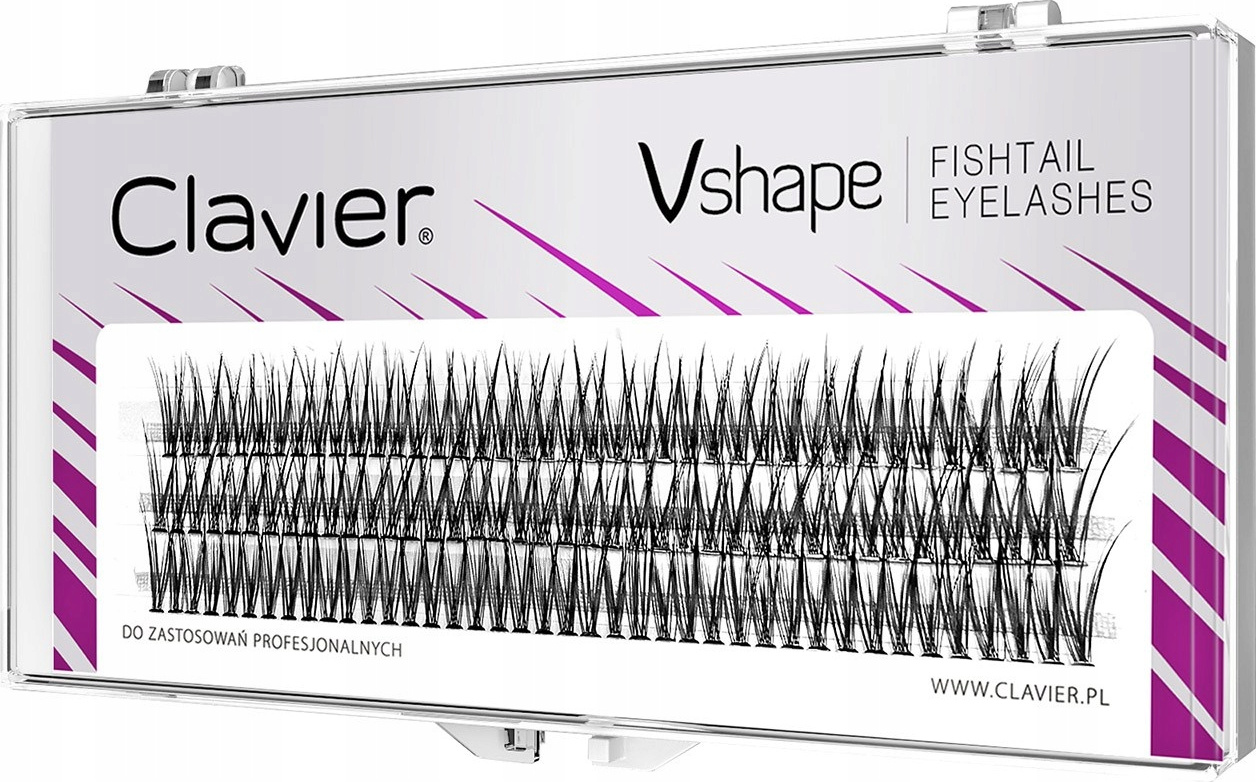 

Clavier Vshape Fishtai Kępki rzęs Jaskółki C-14 mm