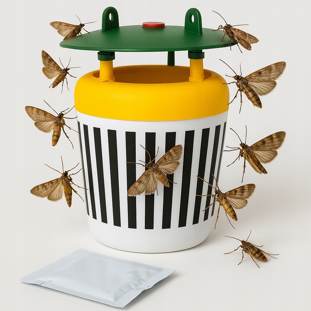 Velká Past Na Kuchyňské Potravinové Moly Mkliki Omacnice+ Vábnička Feromon 4KS