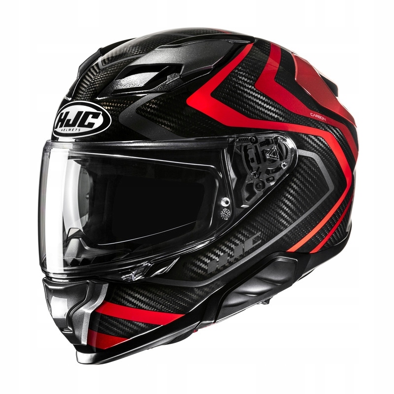 Motocyklová Prilba Hjc F71 Carbon Nevio Black Red (s)