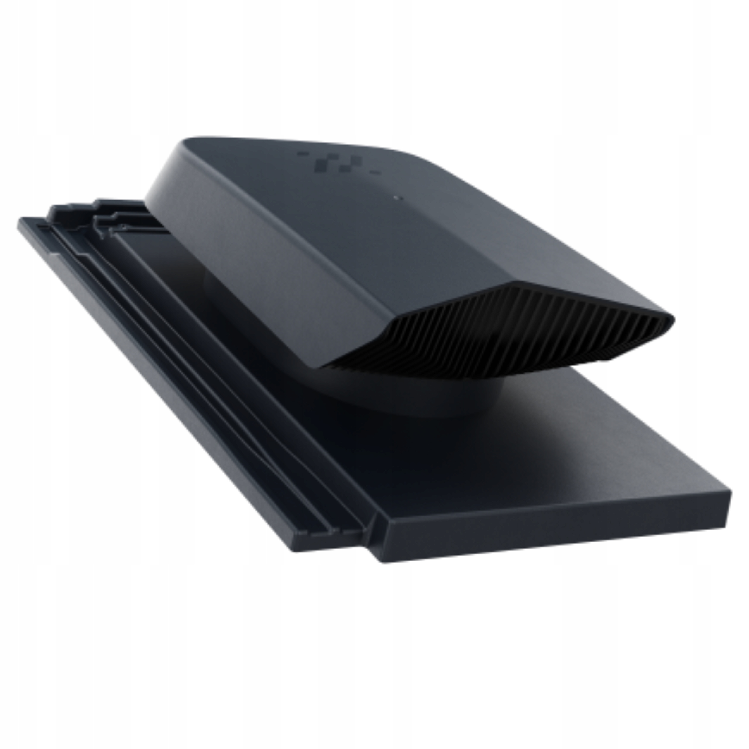 Ventilační střešní ventilátor Erlus Linea Šedý Sintr/černý Mat