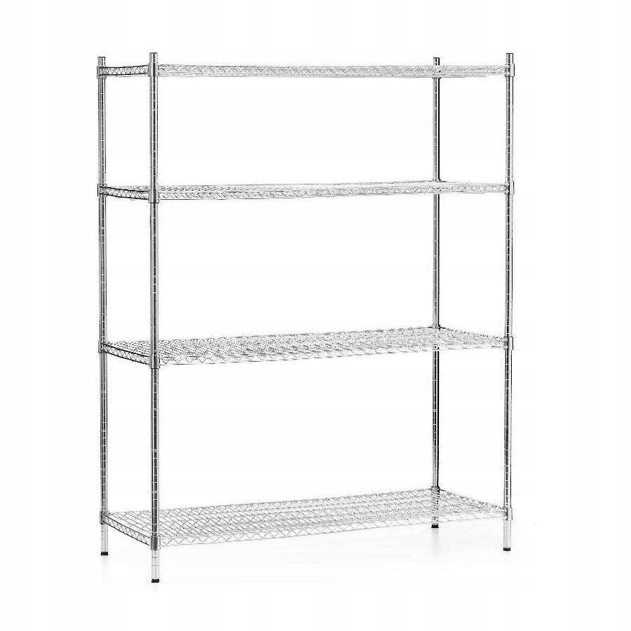 Skladový Regál Z Chromované Oceli Skládací 61X122X180 Forgast FG15138