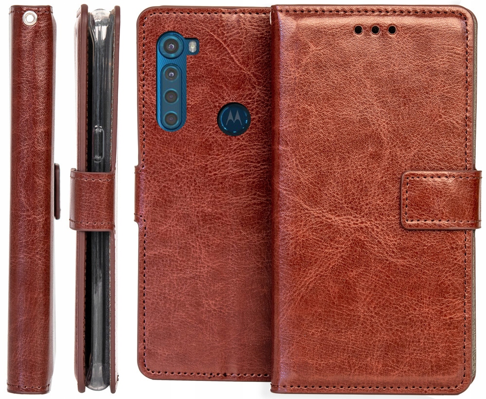 

Etui Portfel Vintage Do Motorola One Fusion+ Szkło