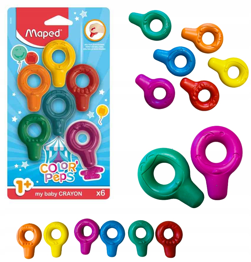 

Pierwsze Kredki colorpeps early age 6szt Maped