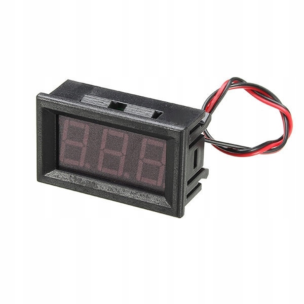 

Panelowy Woltomierz Led 5V 99V DC Czerwony