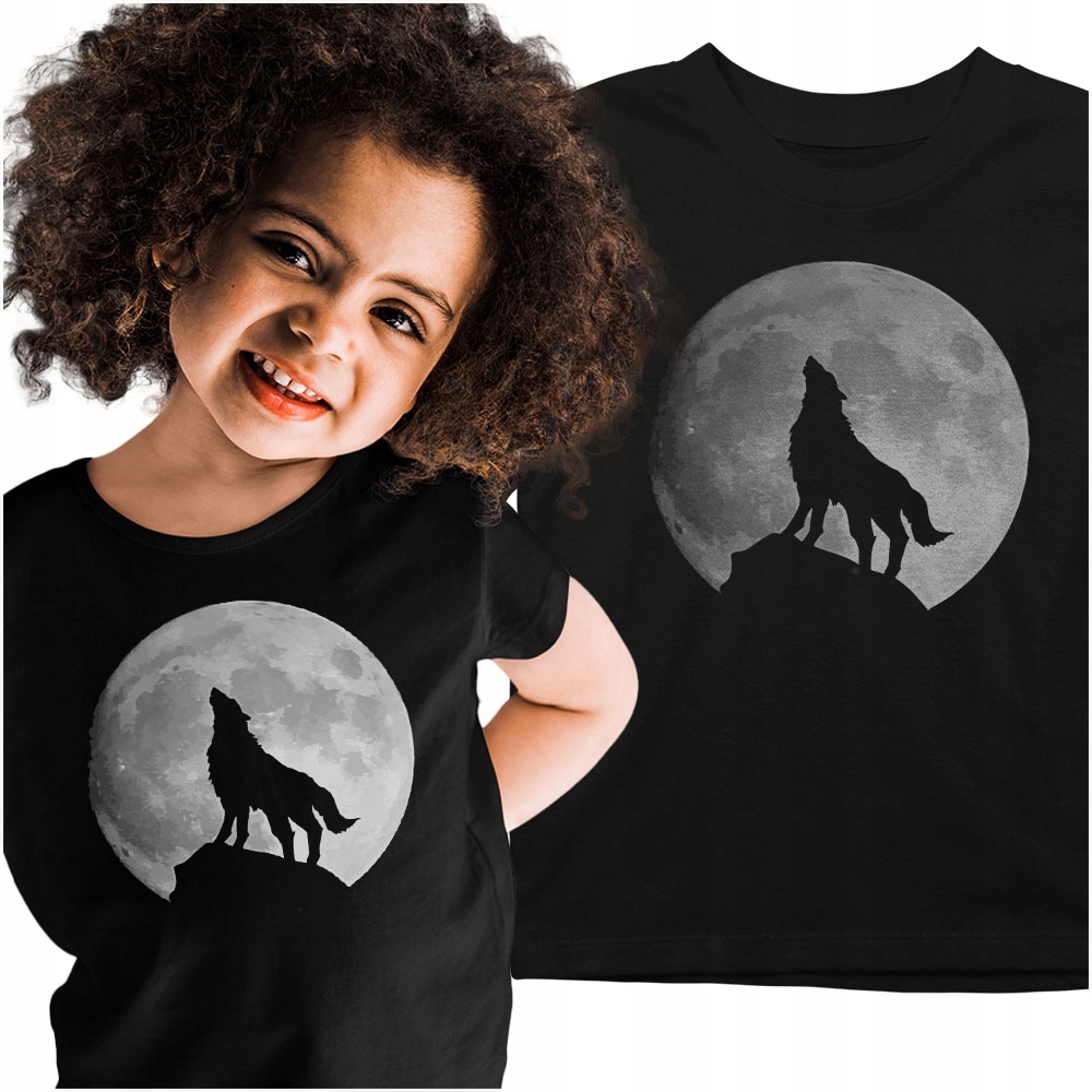 

Koszulka bawełniana Mroczna Księżyc Wilkiem 134