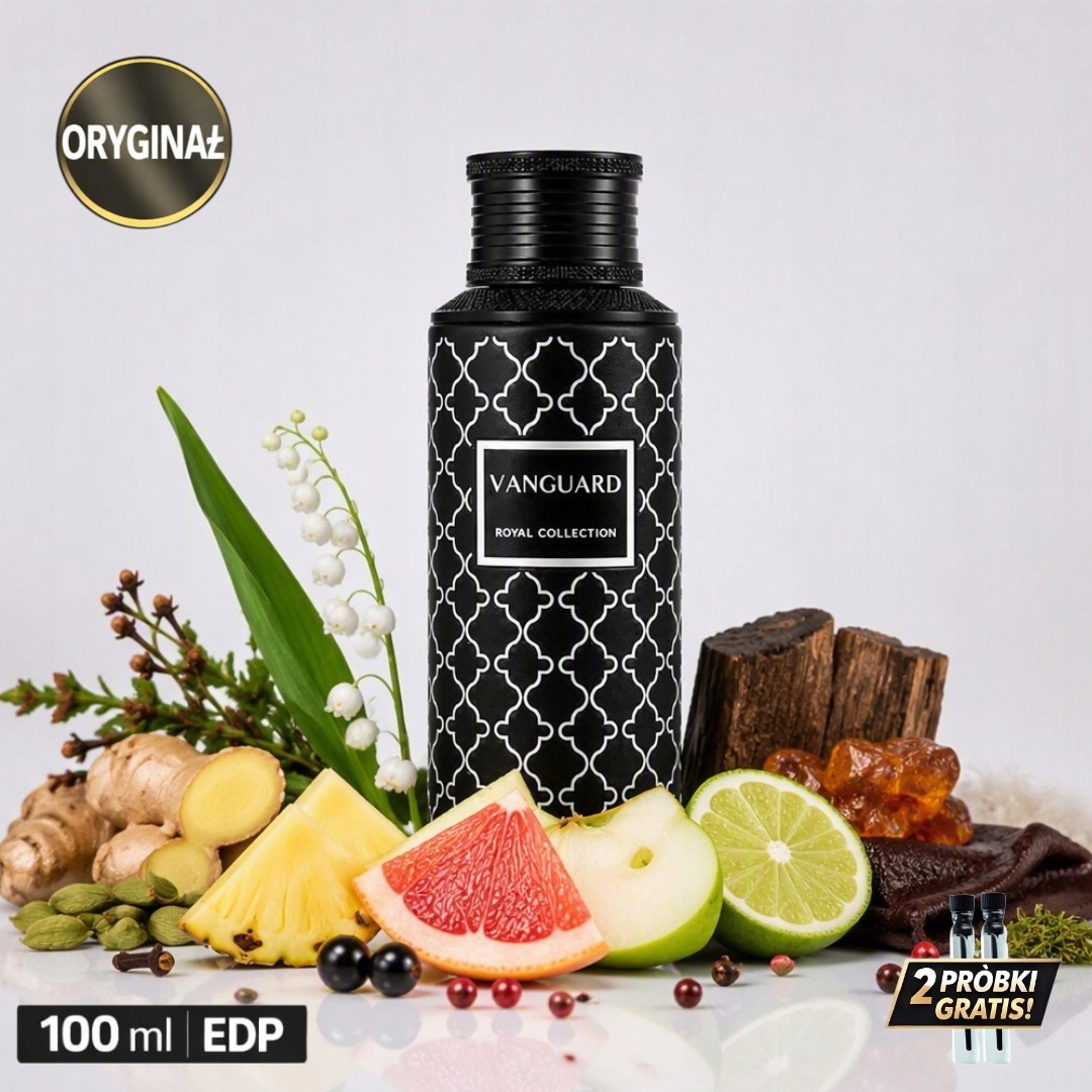 Perfumy Maison Asrar Vanguard 100ml 2 Próbki