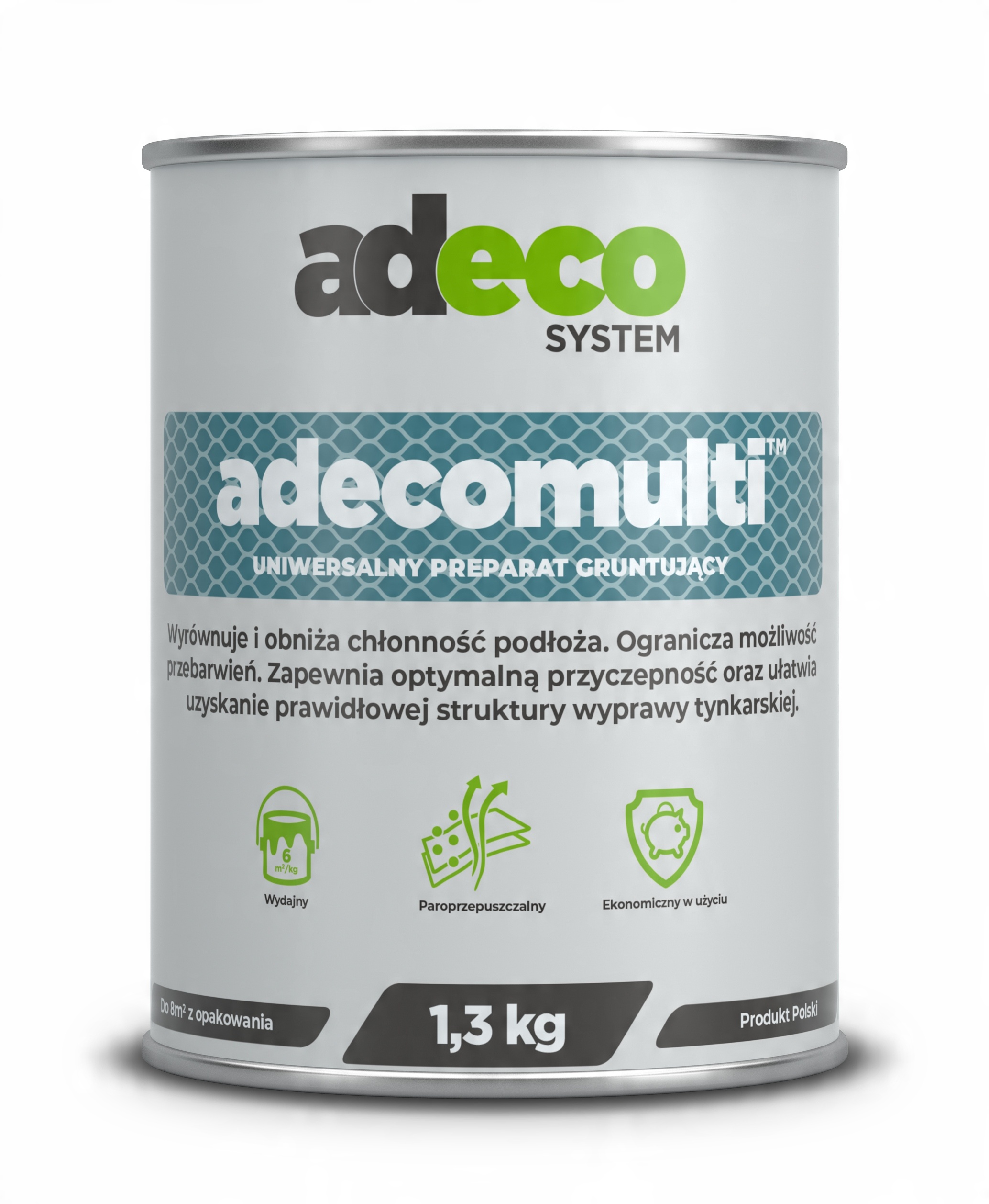 

Adeco grunt szczepny pod tynk strukturalny 1,3 kg
