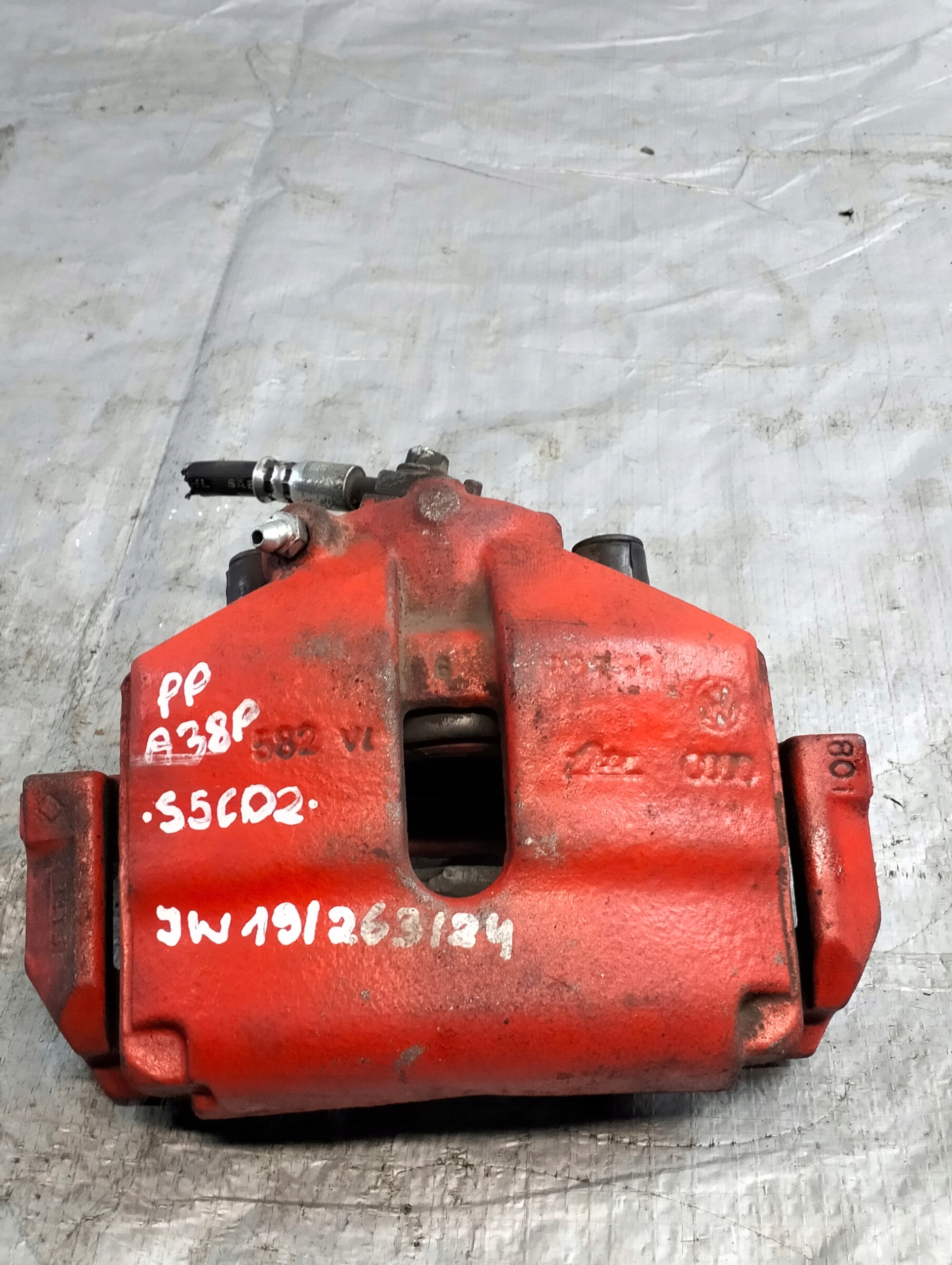 caliper brake right front AUDI A3 8P 2.0 TDI 06r 288/312MM