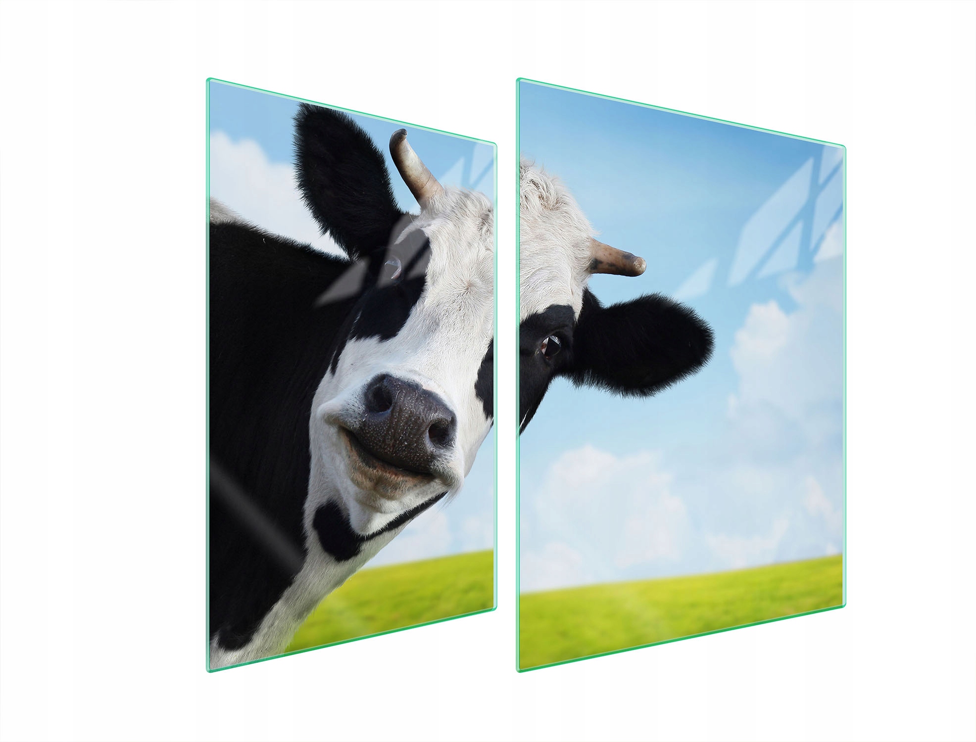 Skleněná Ochranná Deska Na Sporák 70x52 Kráva Tvrzené Sklo