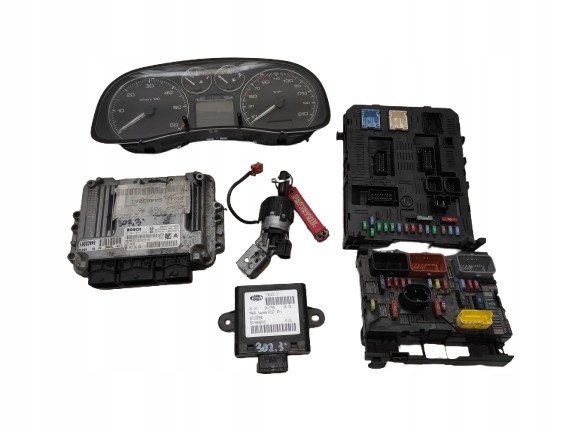 PEUGEOT 307 LIFT 05- 1.6HDI ZESTAW STARTOWY STEROWNIK 9653958980